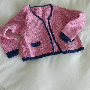 Hand knit kids sweater
